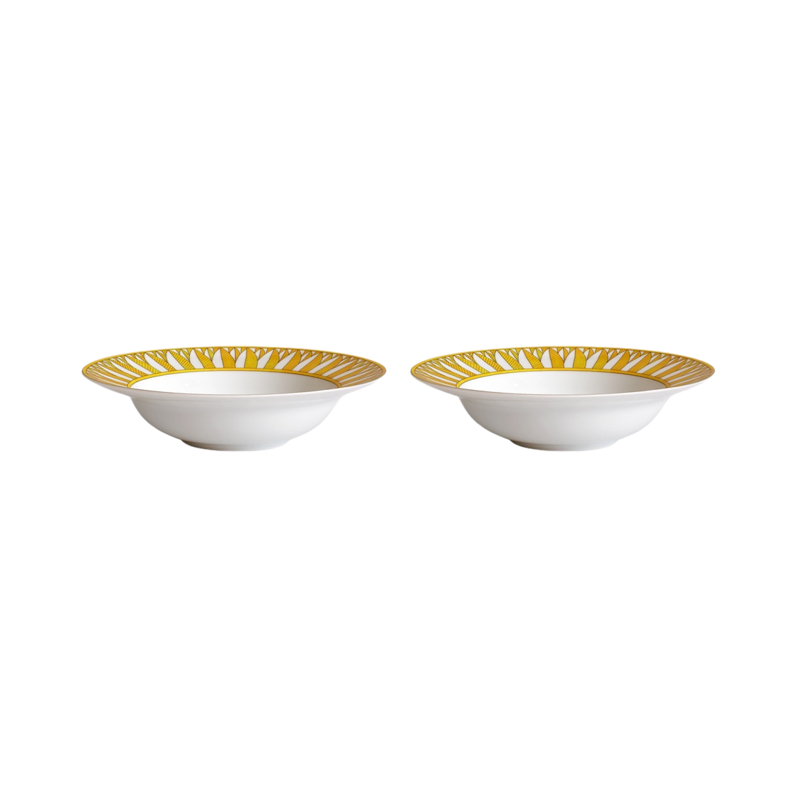 에르메스 쏠레이 데르메스 파스타 플레이트 옐로우 (2개입)(Hermes Soleil d'Hermes Pasta Plate Yellow (2 Plates)) - 2