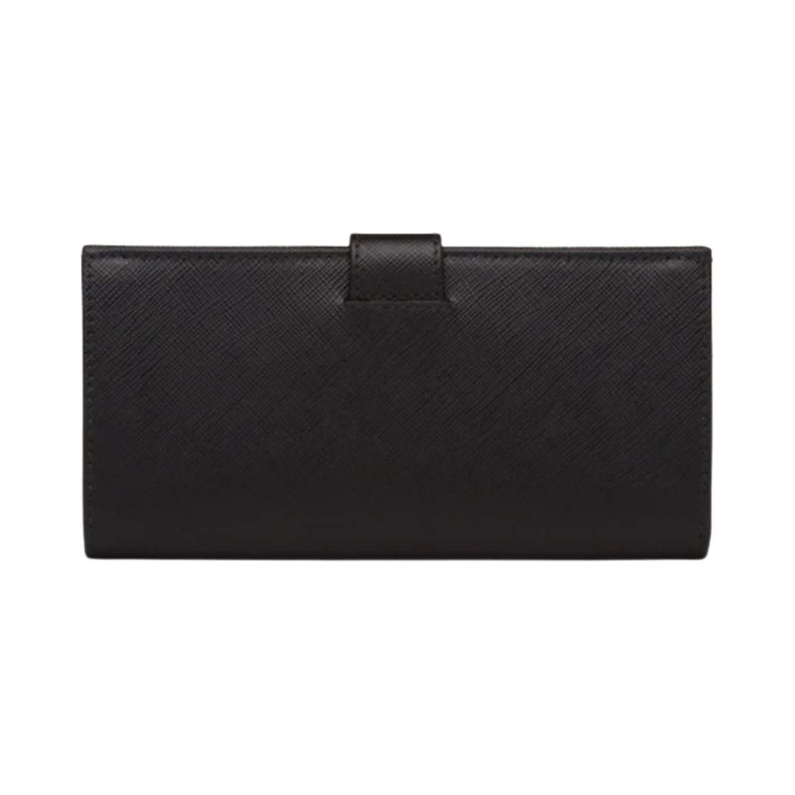 프라다 라지 사피아노 레더 월렛 블랙 히비스커스(Prada Large Saffiano Leather Wallet Black Hibiscus) - 3