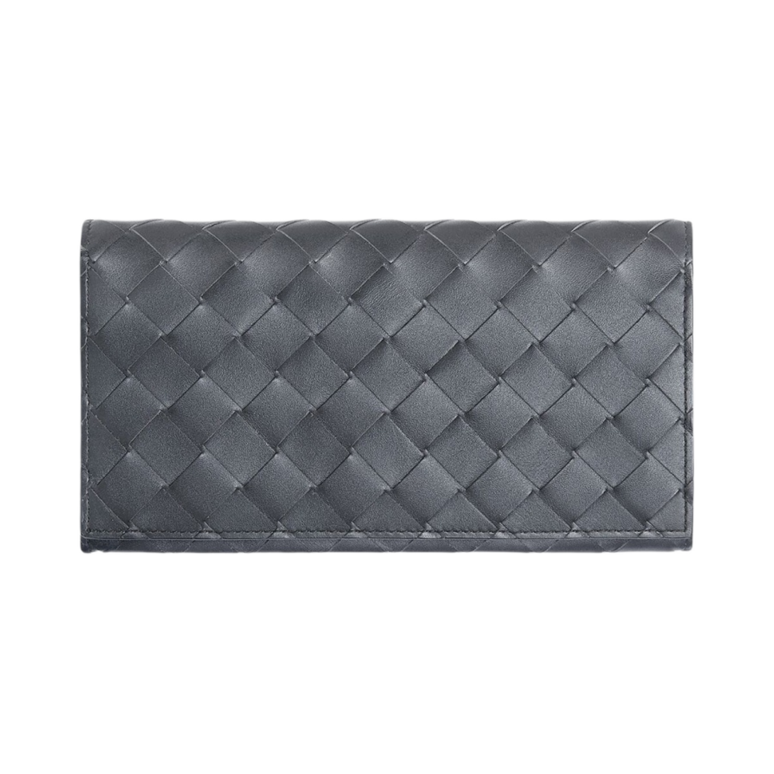 보테가 베네타 인트레치아토 코인 퍼스 장지갑 썬더 풀(Bottega Veneta Intrecciato Long Wallet with Coin Purse Thunder Pool) - 1
