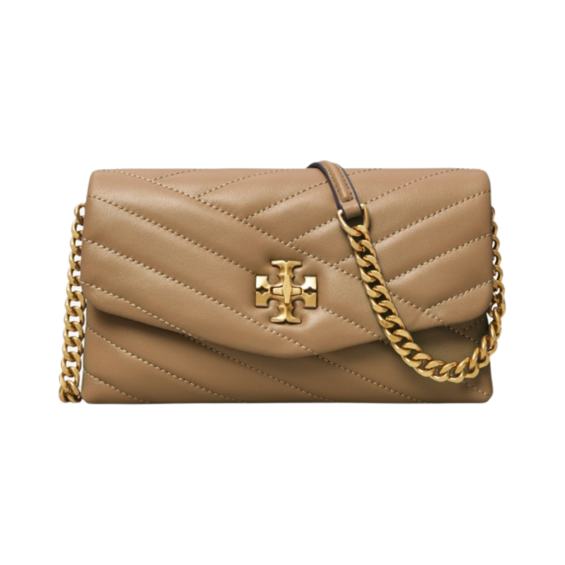 토리버치 키라 쉐브론 체인 월렛 샌드파이퍼(Tory Burch Kira Chevron Chain Wallet Sandpiper) - 1
