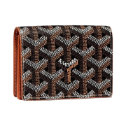 Goyard Malesherbes Card Holder Black Tan