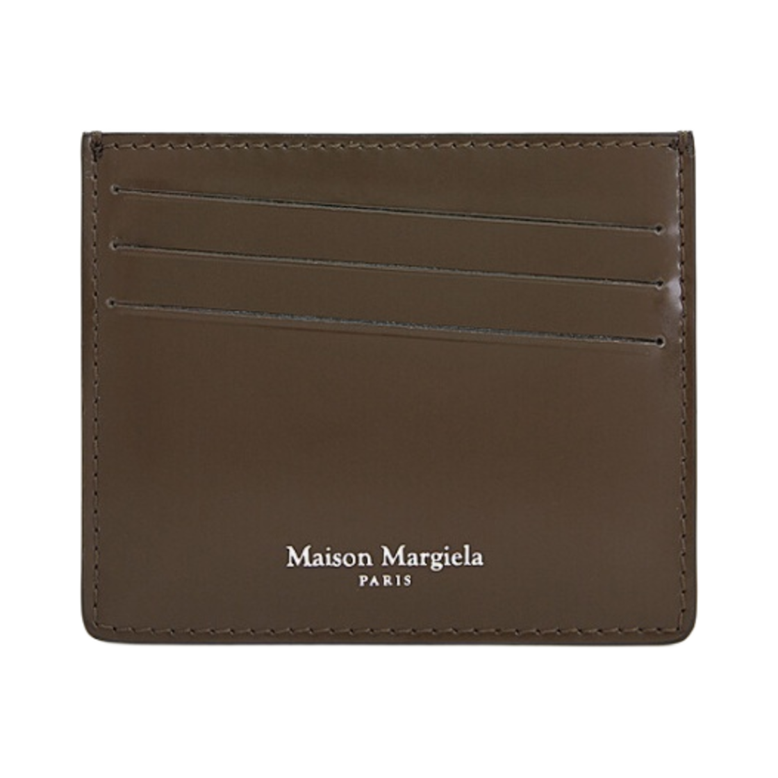 메종 마르지엘라 레더 카드 홀더 다크 브라운(Maison Margiela Leather Card Holder Dark Brown) - 1
