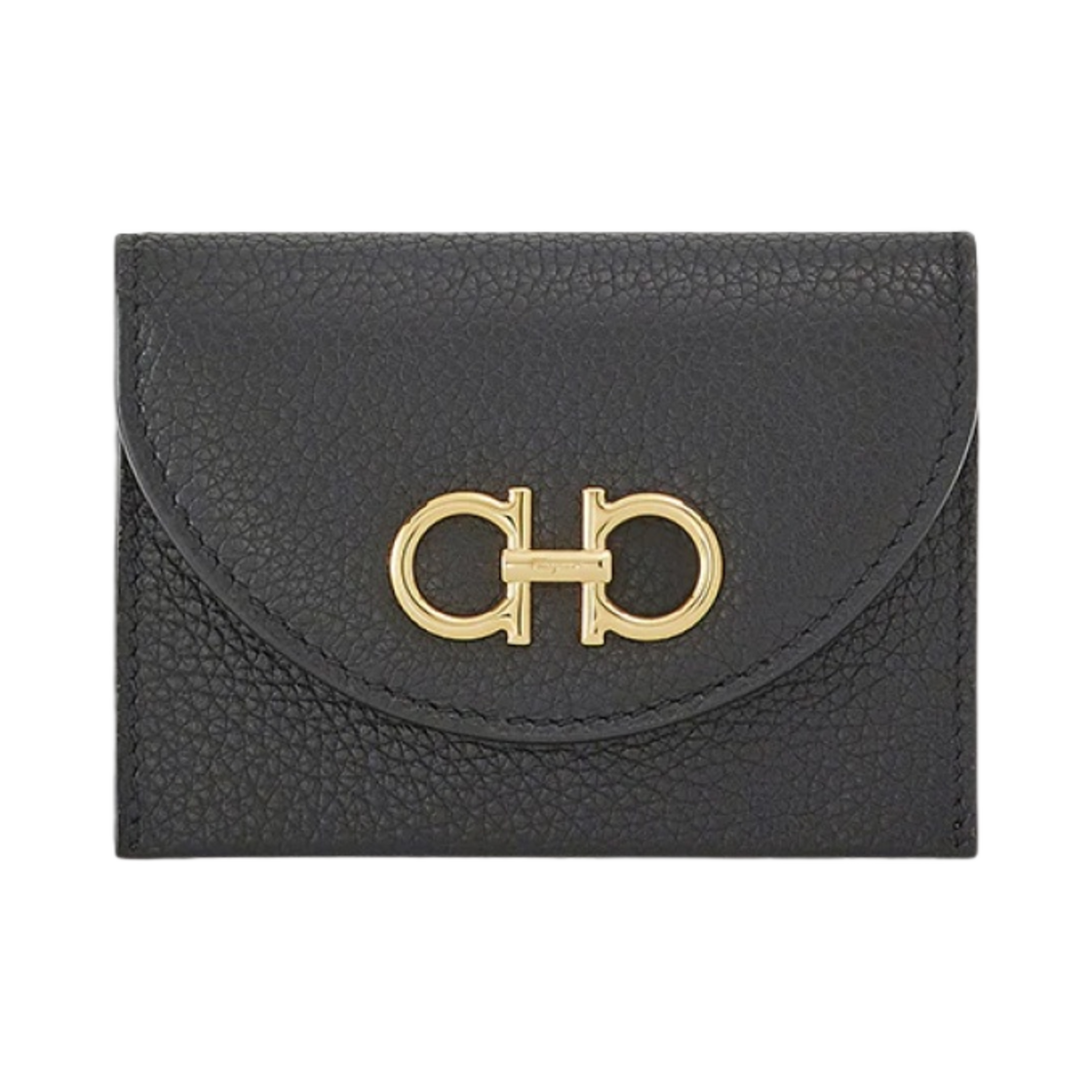 페라가모 간치니 크레딧 카드 홀더 블랙(Ferragamo Gancini Credit Card Holder Black)