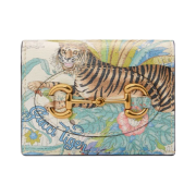 Gucci Tiger Horsebit 1955 Card Case Off White