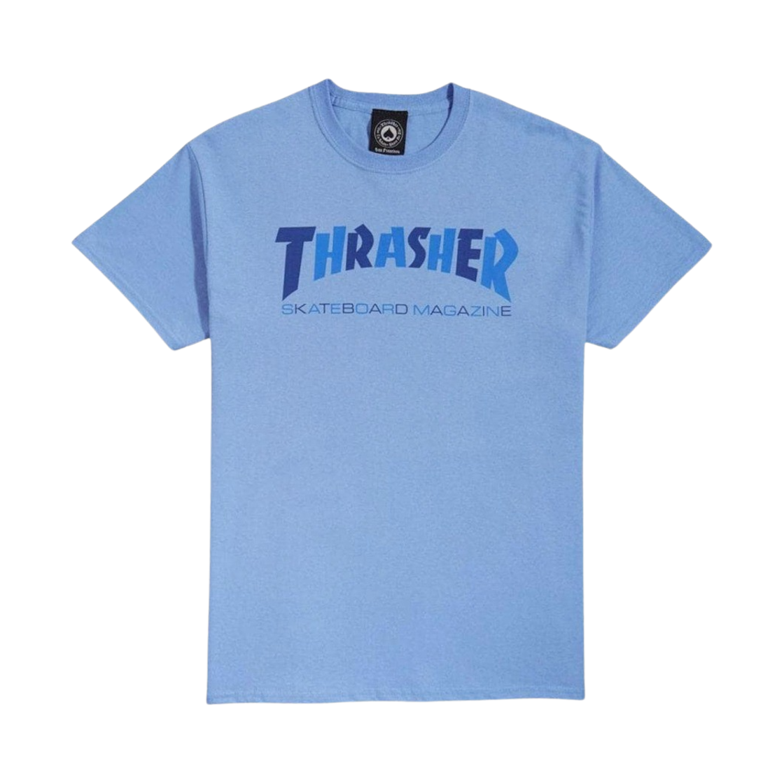 트레셔 체커스 티셔츠 캐롤라이나 블루(Thrasher Checkers T-Shirt Carolina Blue) - 1