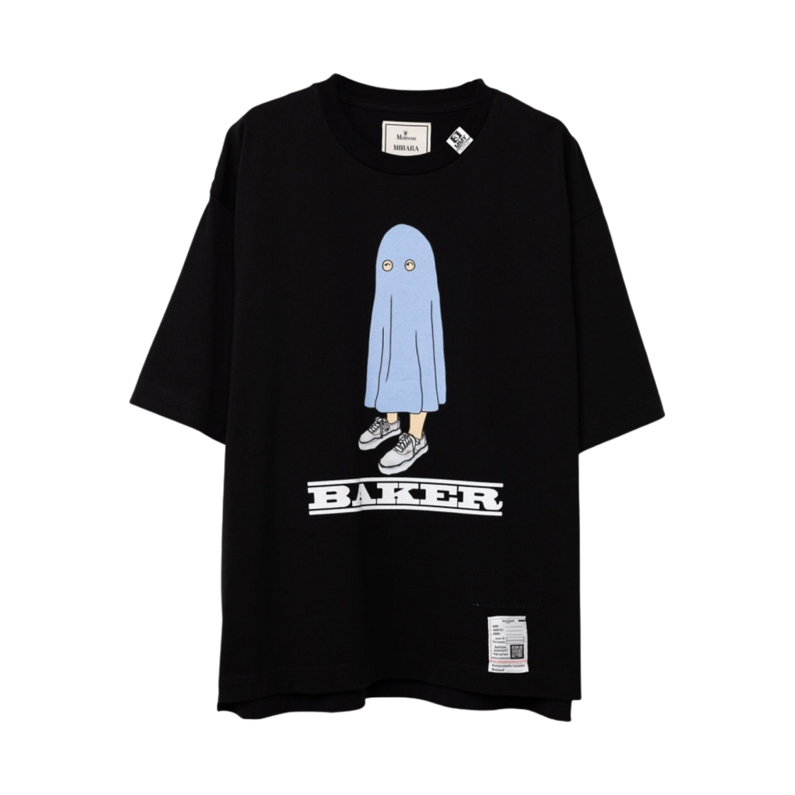 메종 미하라 야스히로 블레이키 프린티드 티셔츠 블랙(Maison Mihara Yasuhiro Blakey Printed T-Shirt Black) - 1
