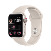 Apple Watch SE 40mm Cellular Starlight Aluminum Case with Sport Band Starlight (Korean Ver.)
