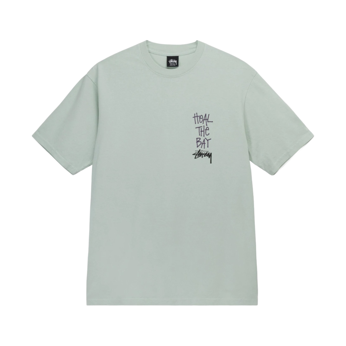 스투시 x 힐 더 베이 피그먼트 다이드 티셔츠 민트(Stussy x Heal The Bay Pigment Dyed T-Shirt Mint) - 2