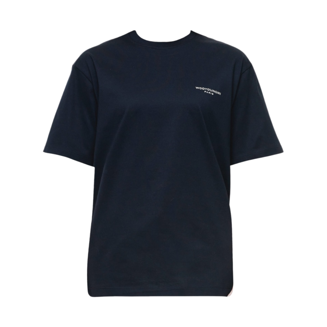 (W) 우영미 컬러 플라워 티셔츠 네이비 - 22SS((W) Wooyoungmi Color Flower T-Shirt Navy - 22SS) - 2