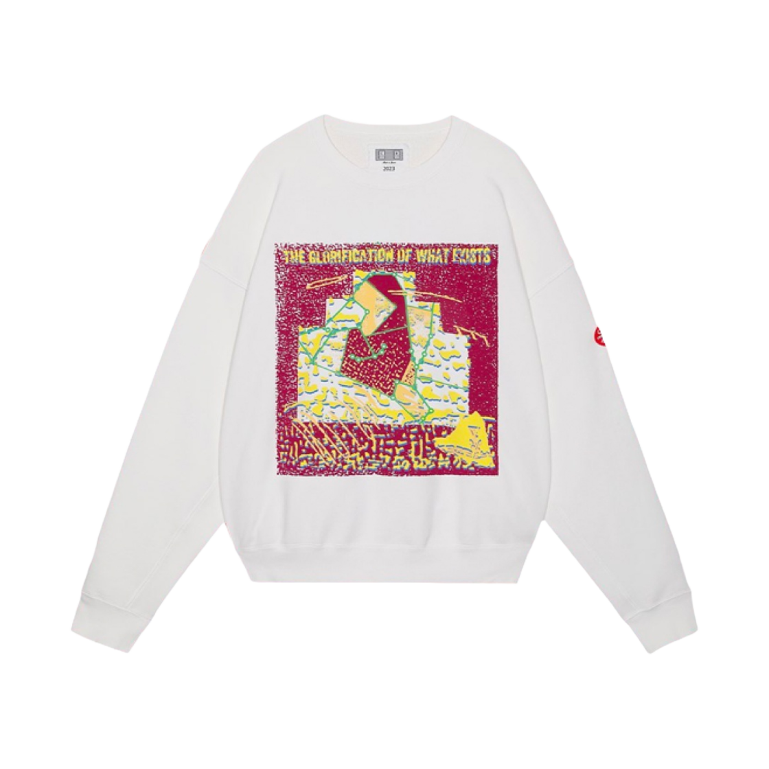 카브엠트 워시드 글로리피케이션 크루넥 화이트 - 23FW(Cav Empt Washed Glorification Crewneck White - 23FW) - 1