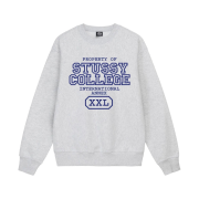 Stussy Property of Crew Crewneck Ash Heather