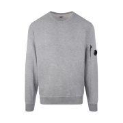 C.P. Company Light Fleece Sweatshirt Grey Melange - 22FW