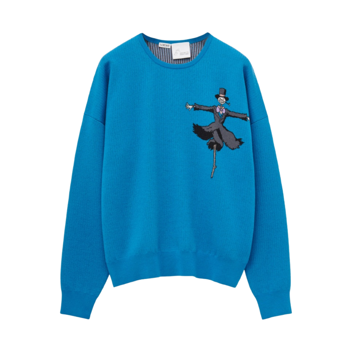로에베 x 하울의 움직이는 성 터닙 헤드 울 스웨터 세룰리언 블루(Loewe x Howl's Moving Castle Turnip Head Sweater in Wool Cerulean Blue) - 1
