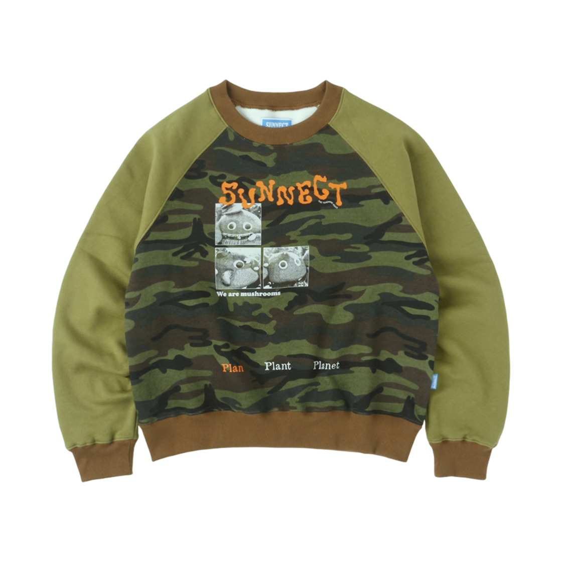 SNCT24FTO009GR SUNNECT W.A.M. Raglan Sweatshirt Green