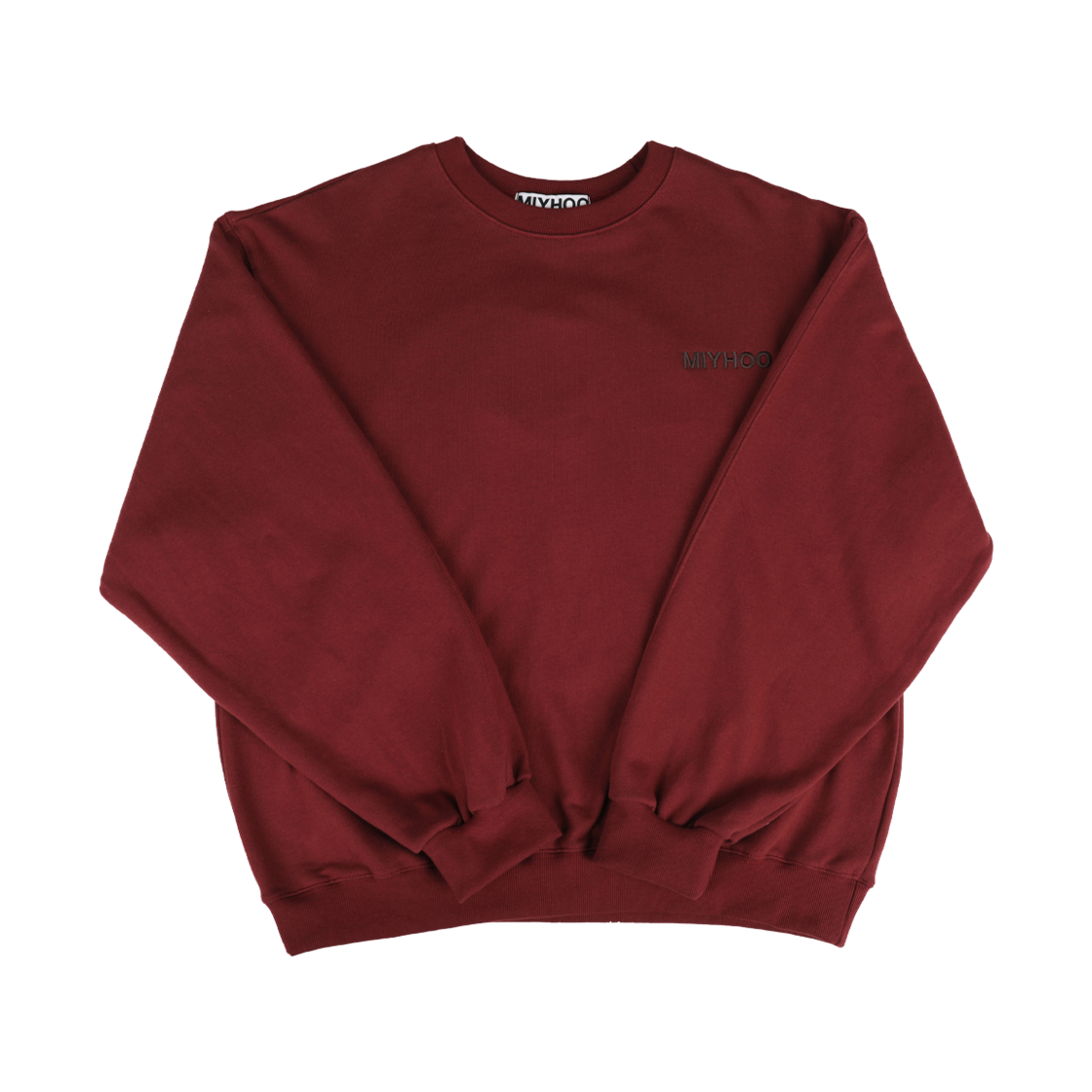 미와이후 백 포켓 스웻 셔츠 버건디(Miyhoo Back Pocket Sweat Shirts Burgundy)