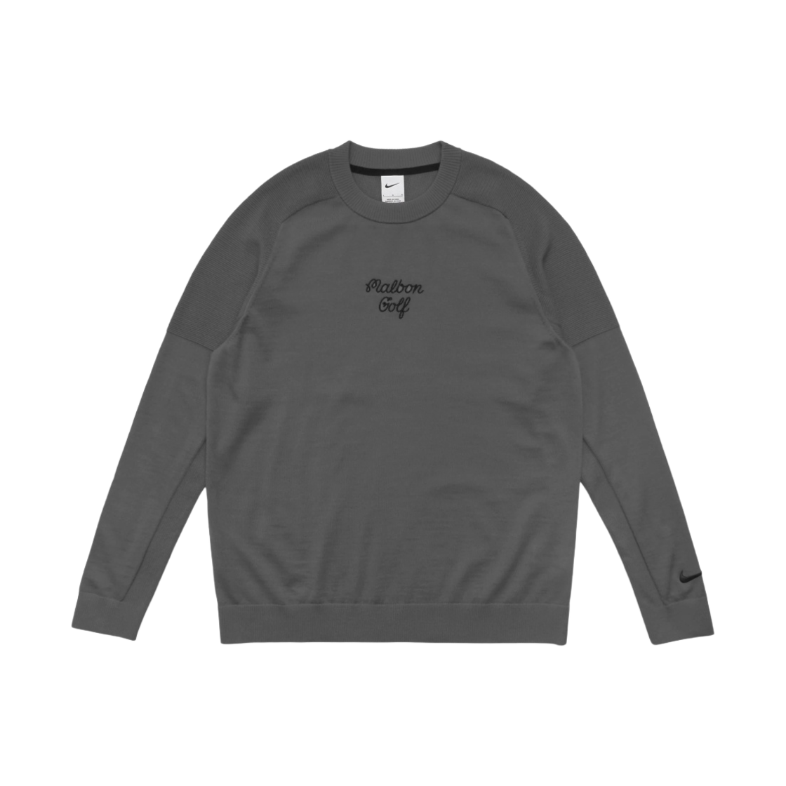 말본 골프 x 나이키 타이거 우즈 스웨터 니트 크루 탑 더스트(Malbon Golf x Nike Tiger Woods Sweater Knit Crew Top Dust) - 1