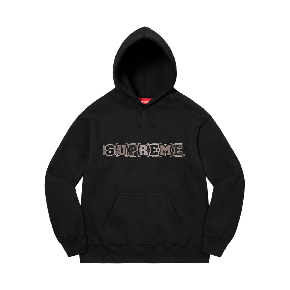 슈프림 비디드 후드 스웨트셔트 블랙 - 23SS