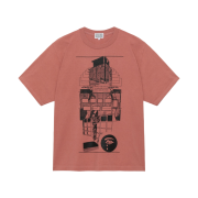 Cav Empt Overdye MD Products T-Shirt Burgundy - 23FW