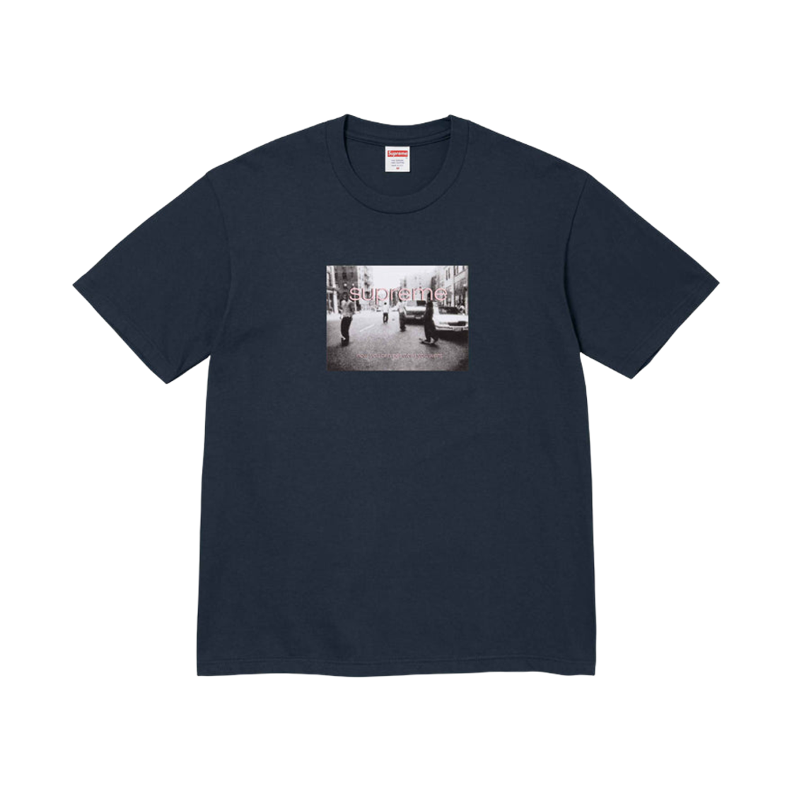 - Supreme Crew 96 T-Shirt Navy - 24SS