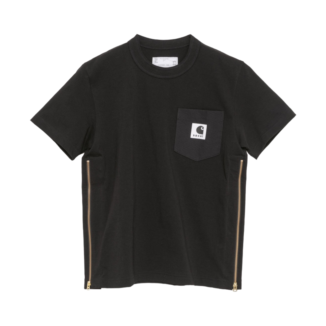 사카이 x 칼하트 WIP 티셔츠 블랙(Sacai x Carhartt WIP T-Shirt Black)