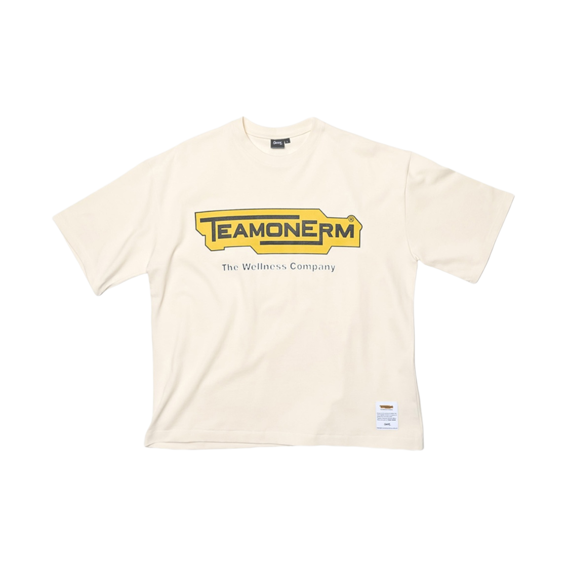 원알엠 테크노 패러디 티셔츠 아이리쉬 크림(ONERM Techno Parody T-Shirt Irish Cream)