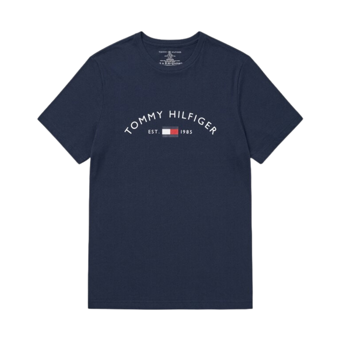 타미 힐피거 로고 티셔츠 다크 네이비(Tommy Hilfiger Logo T-Shirt Dark Navy)