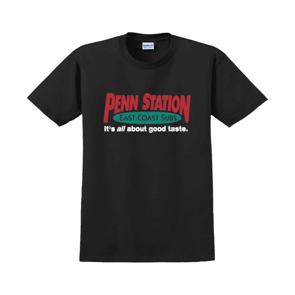 Gildan X 아메리칸 컬렉션 펜스테이션 티셔츠 블랙(Gildan X American Collection PENN STATION T-Shirt Black)