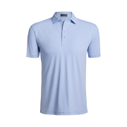 G/Fore Ice Nylon Slim Fit Polo Ice Blue