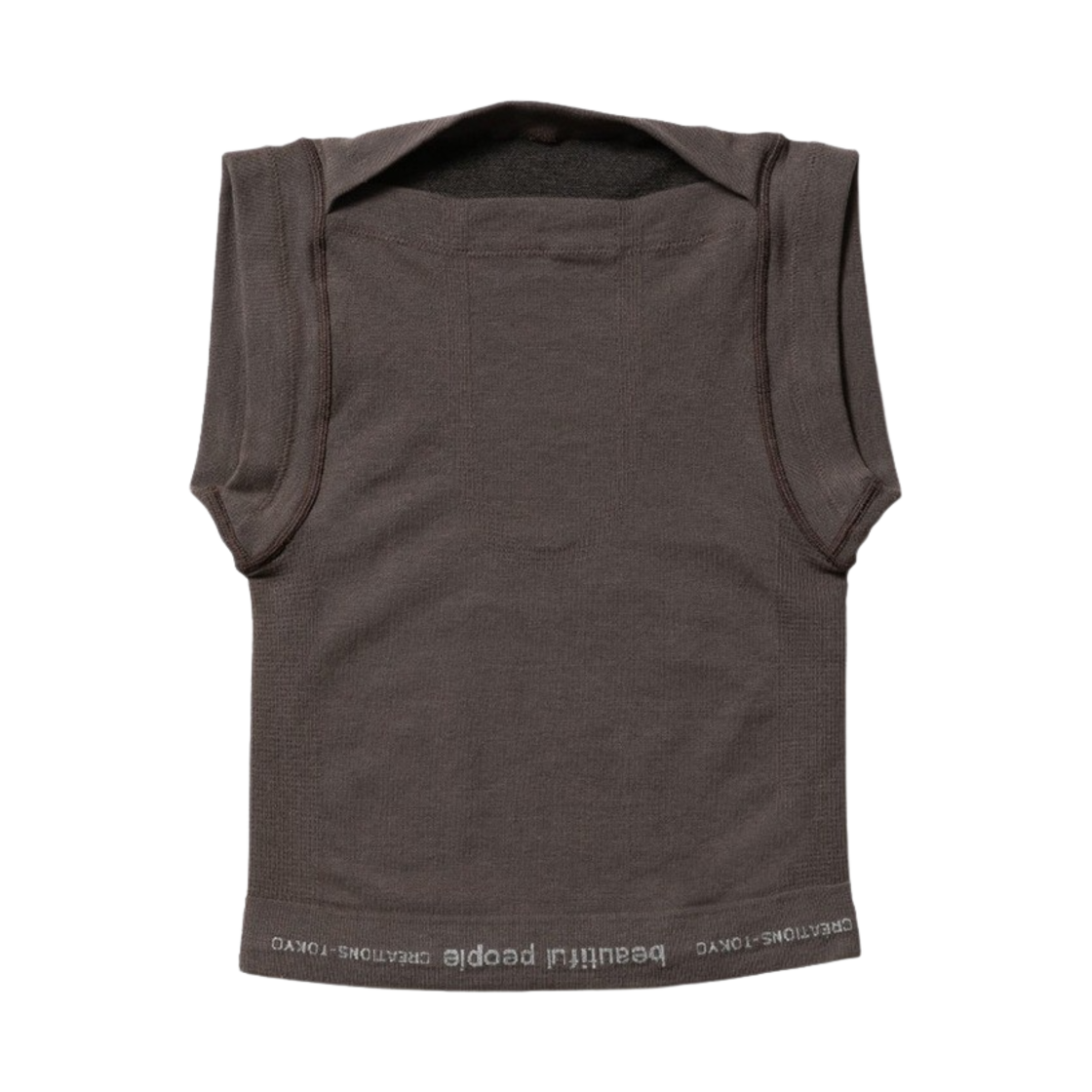 뷰티풀피플 x 와코루 맨 우먼 BP 박서 탑 다크 브라운(Beautiful People x WACOAL MEN Women BP Boxer Tops Dark Brown)