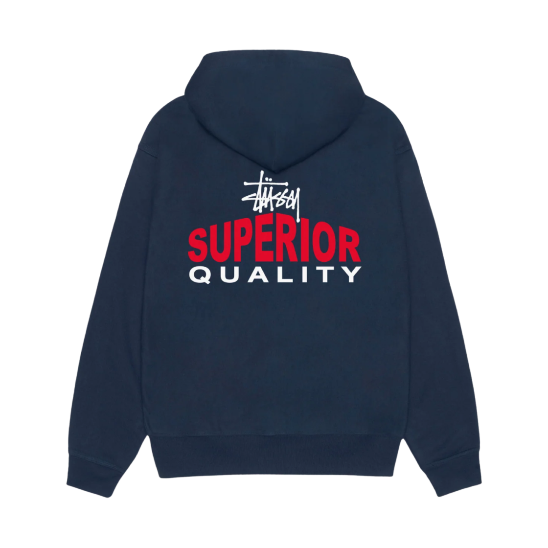 스투시 슈페리어 퀄리티 집 후디 네이비(Stussy Superior Quality Zip Hoodie Navy)