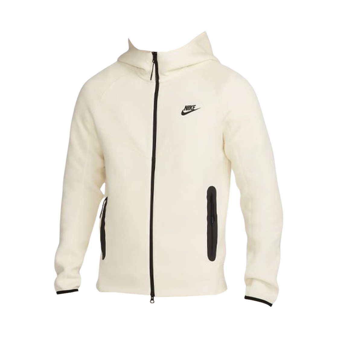 나이키 NSW 테크 플리스 윈드러너 풀 집 후드 코코넛 밀크 - 아시아(Nike NSW Tech Fleece Windrunner Full Zip Hoodie Coconut Milk - Asia)