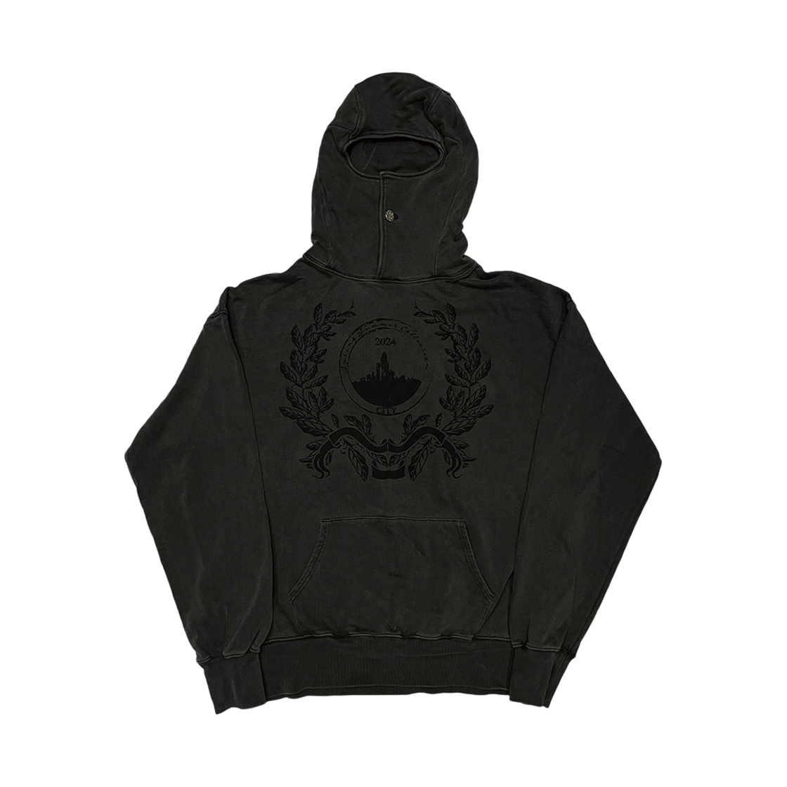 CH604_Ch Artwork Museum City Hoodie Charcoal