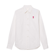 (W) AMI de Coeur Oxford Shirt White Blanc