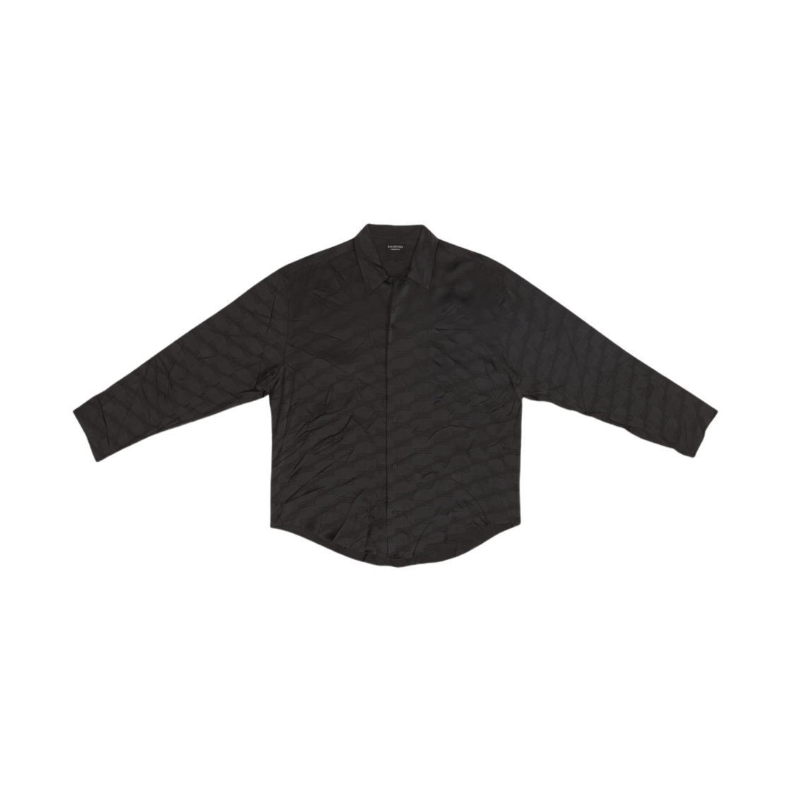 발렌시아가 BB 모노그램 미니멀 셔츠 블랙(Balenciaga BB Monogram Minimal Shirt Black) - 1