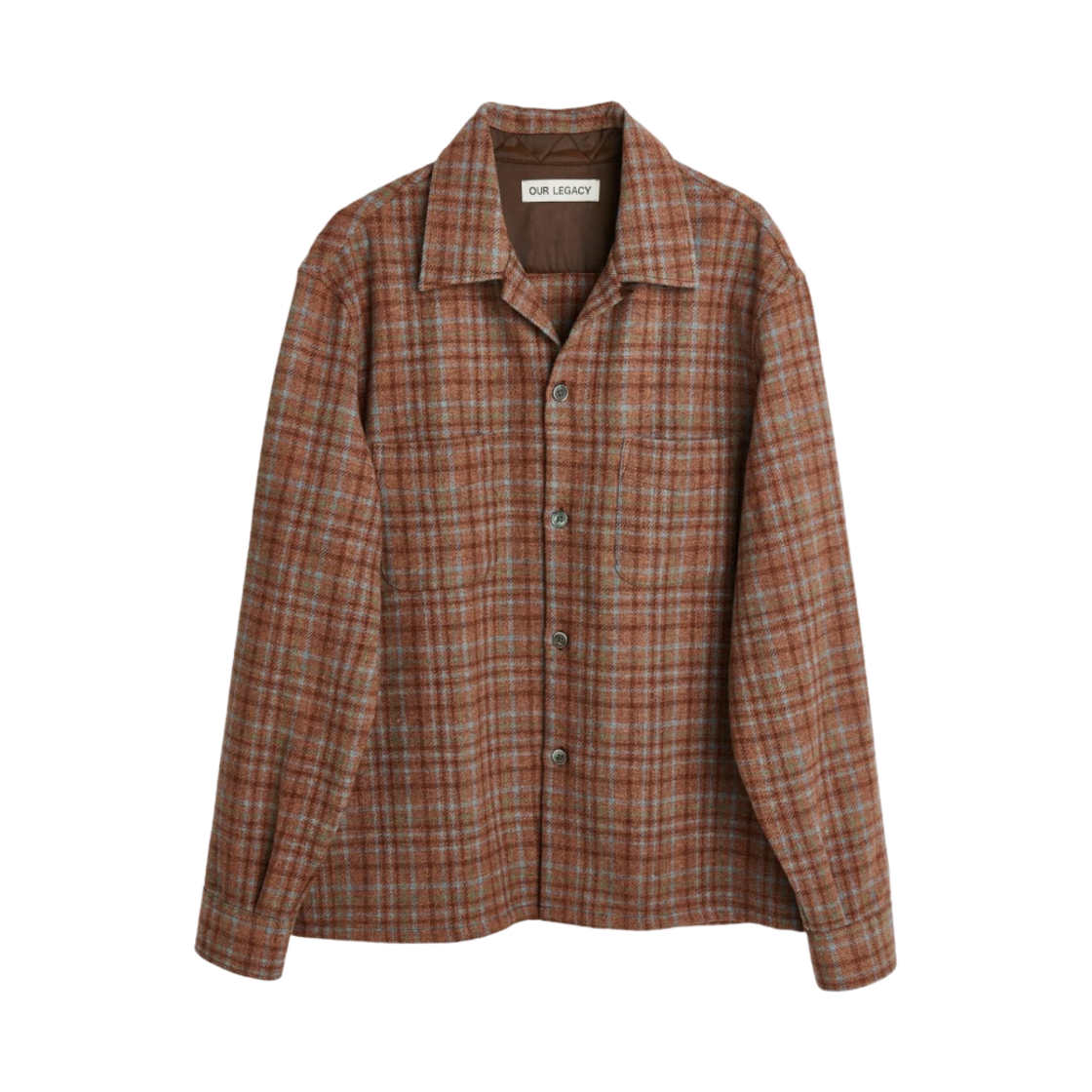 아워레가시 휴센 셔츠 컨트리 울 러스트 체크(Our Legacy Heusen Shirt Country Wool Rust Check)