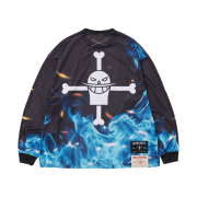 [Last-Order] True Religion x One Piece Phoenix Mesh Long Sleeve Black