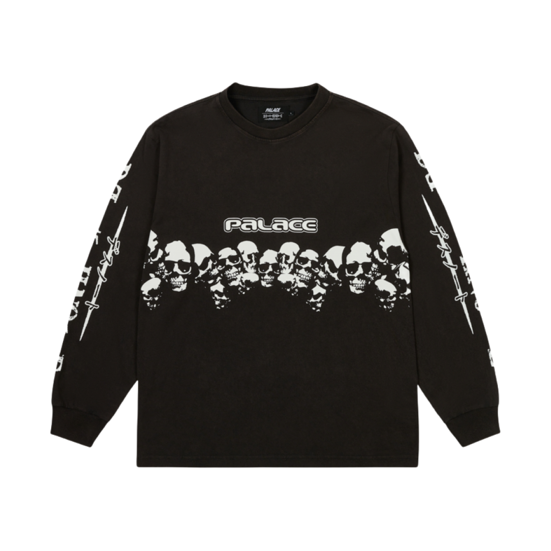 팔라스 x 데스 노트 롱슬리브 블랙 - 25SS(Palace x Death Note Longsleeve Black - 25SS)