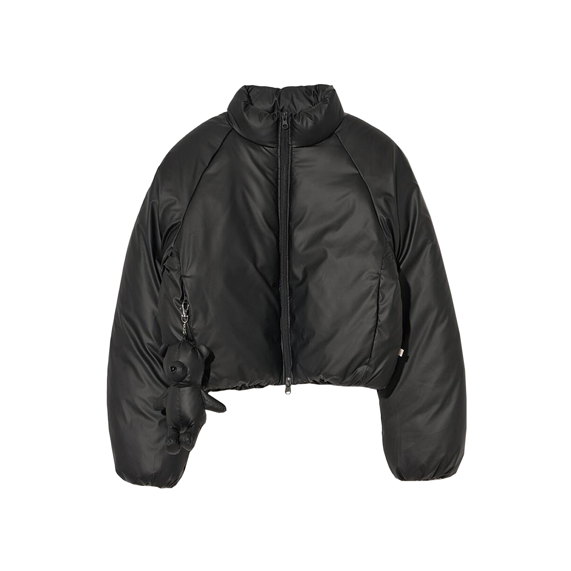 PEW1PJ201ABK Phyps Dept Women's Bear Puffer Jacket Black