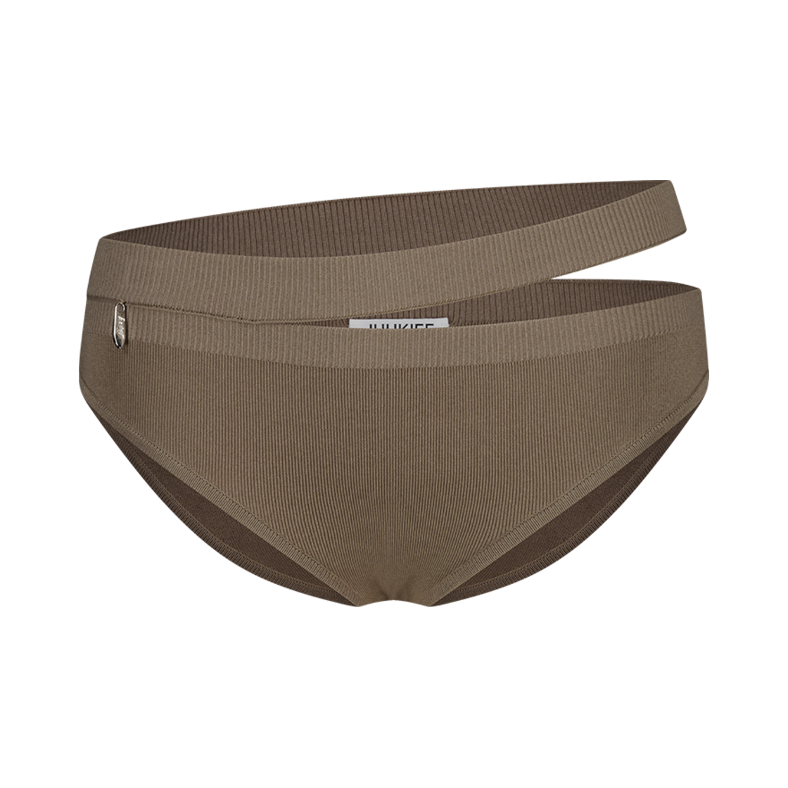 쥬키프 코튼 밴드 디테일 브리프 브라운(Juukiff Slash Band Brief In Mixed Cotton Brown)