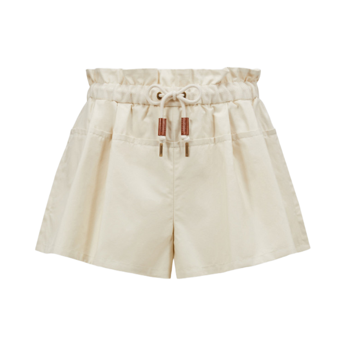 (W) 몽클레르 쇼츠 화이트 - 25SS((W) Moncler Shorts White - 25SS)