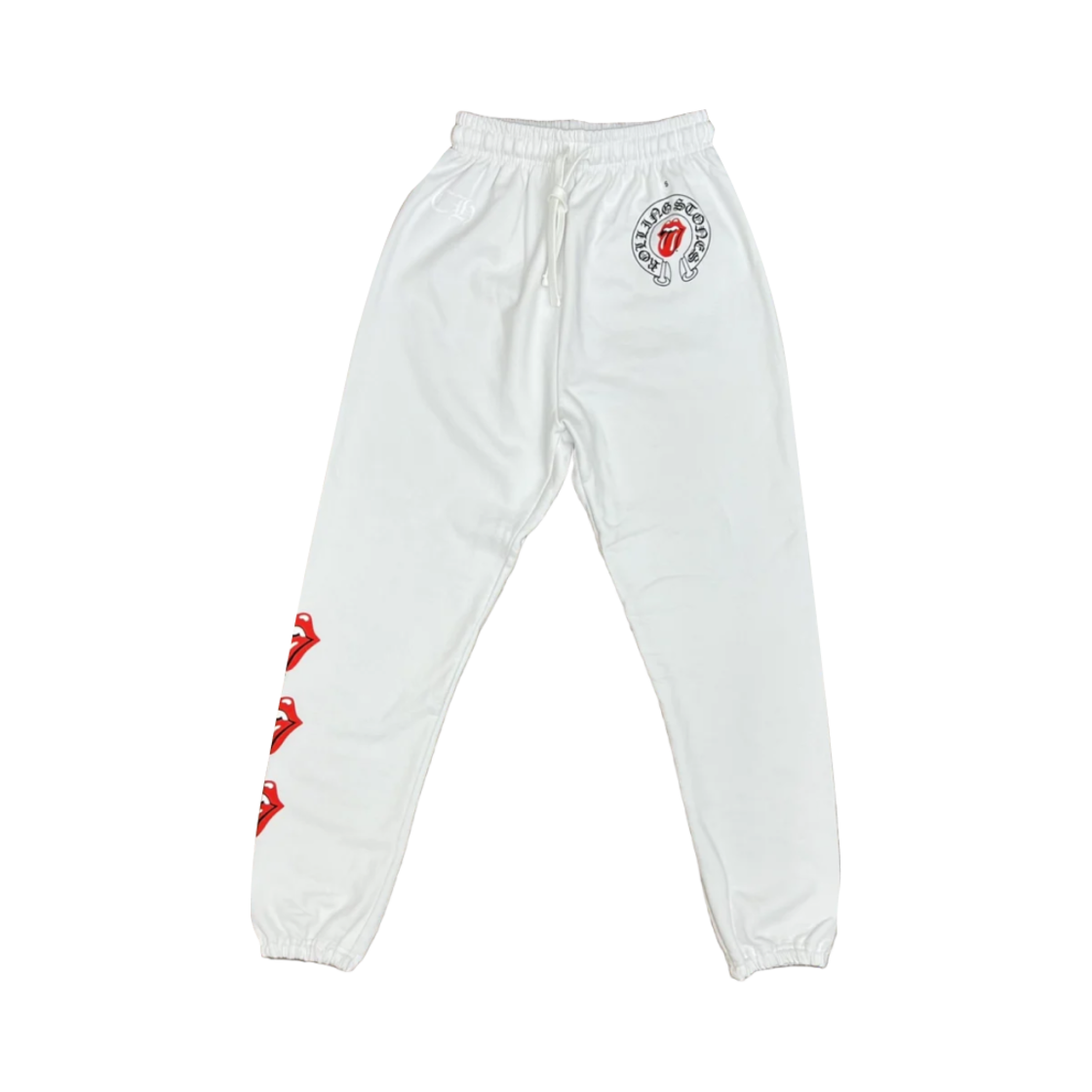 - Chrome Hearts x Rolling Stones Sweatpants White