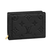 Louis Vuitton Medium Compact Wallet Monogram Empreinte Black