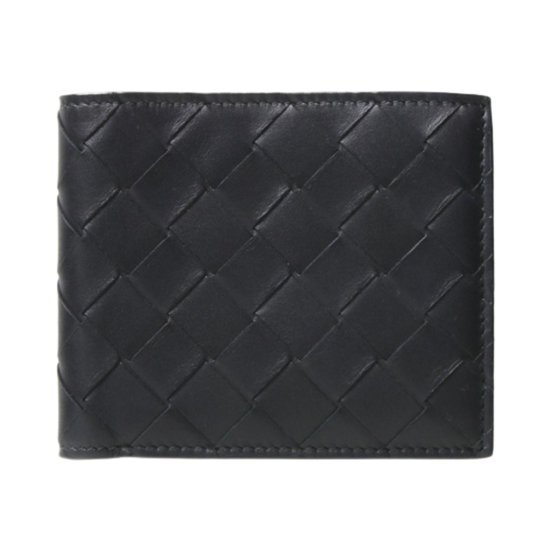 605721VCPQ44202 Bottega Veneta Bi-Fold Wallet Midnight Blue - 대표 이미지 #1