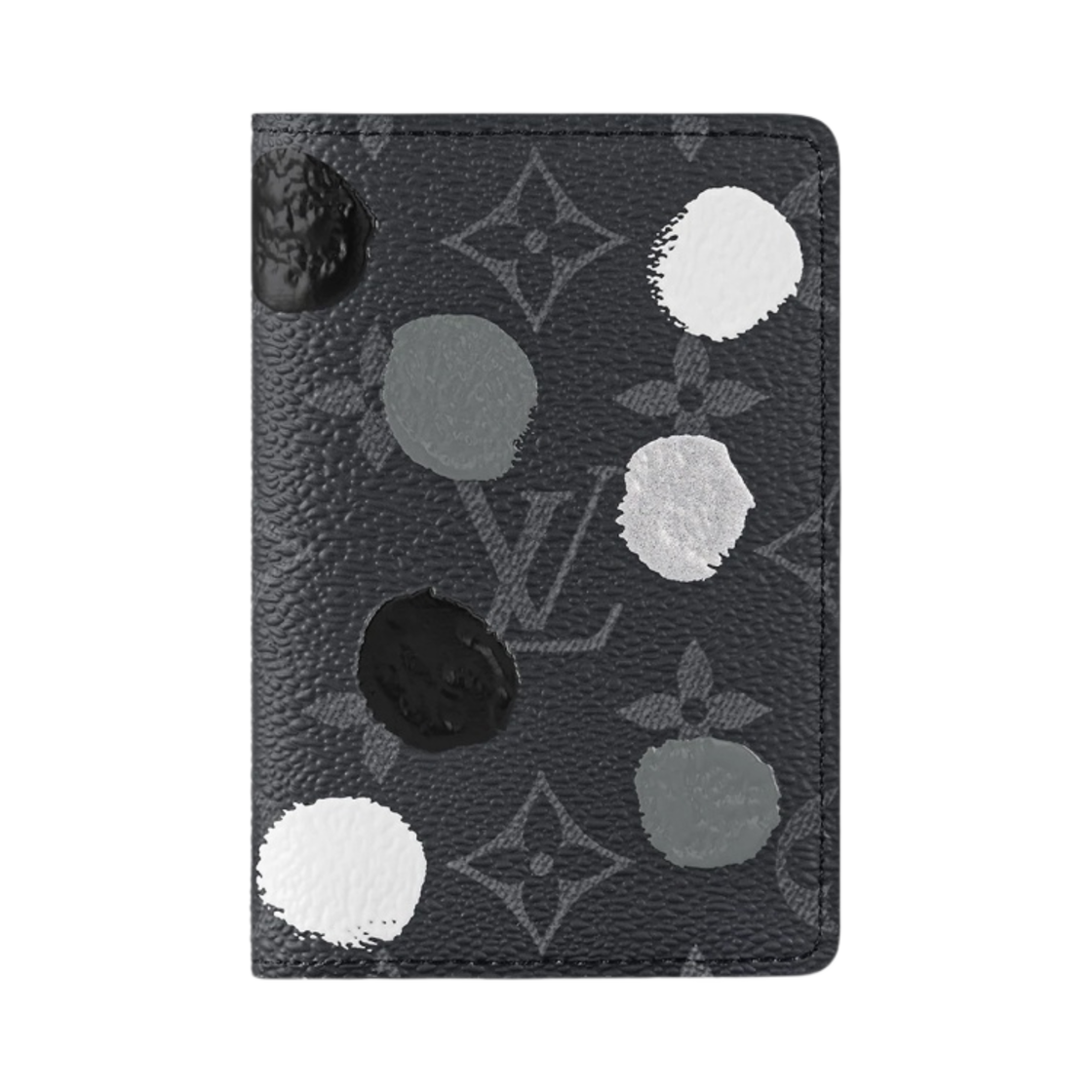 루이비통 x 야요이 쿠사마 포켓 오거나이저 블랙 실버(Louis Vuitton x YK Pocket Organizer Black Silver)