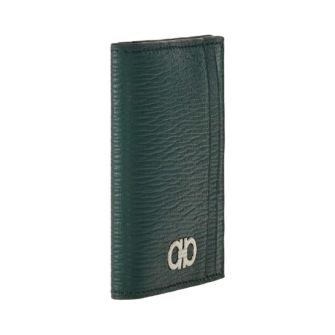 페라가모 간치니 크레딧 카드 홀더 홀리 블랙(Ferragamo Gancini Credit Card Holder Holly Black) - 2