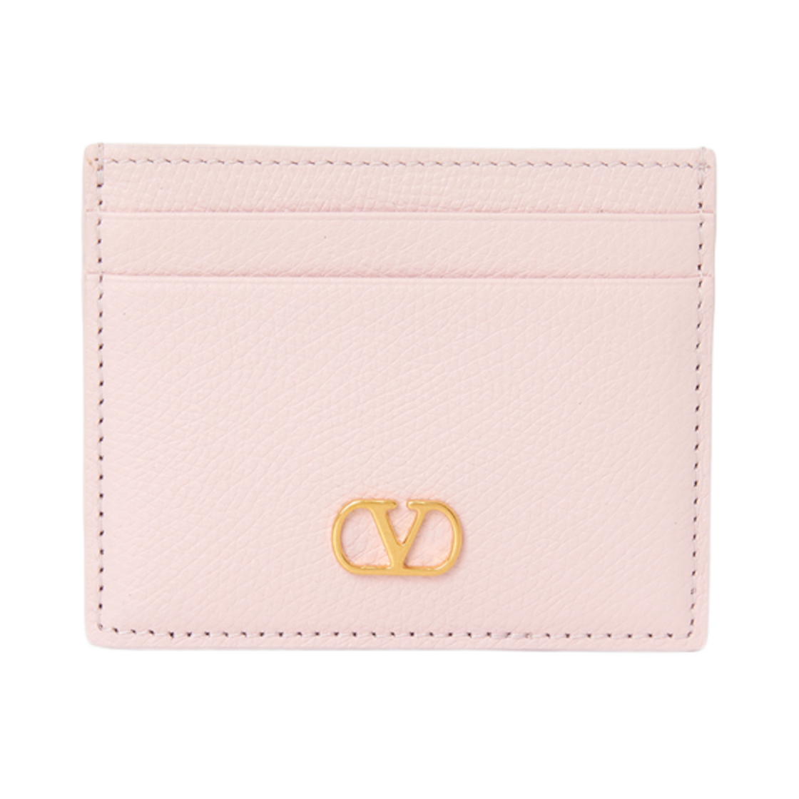 P0AJ7SNP16Q Valentino V Logo Signature Card Holder Pink