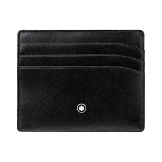 106653 Montblanc Meisterstuck 6cc Pocket Card Holder Black