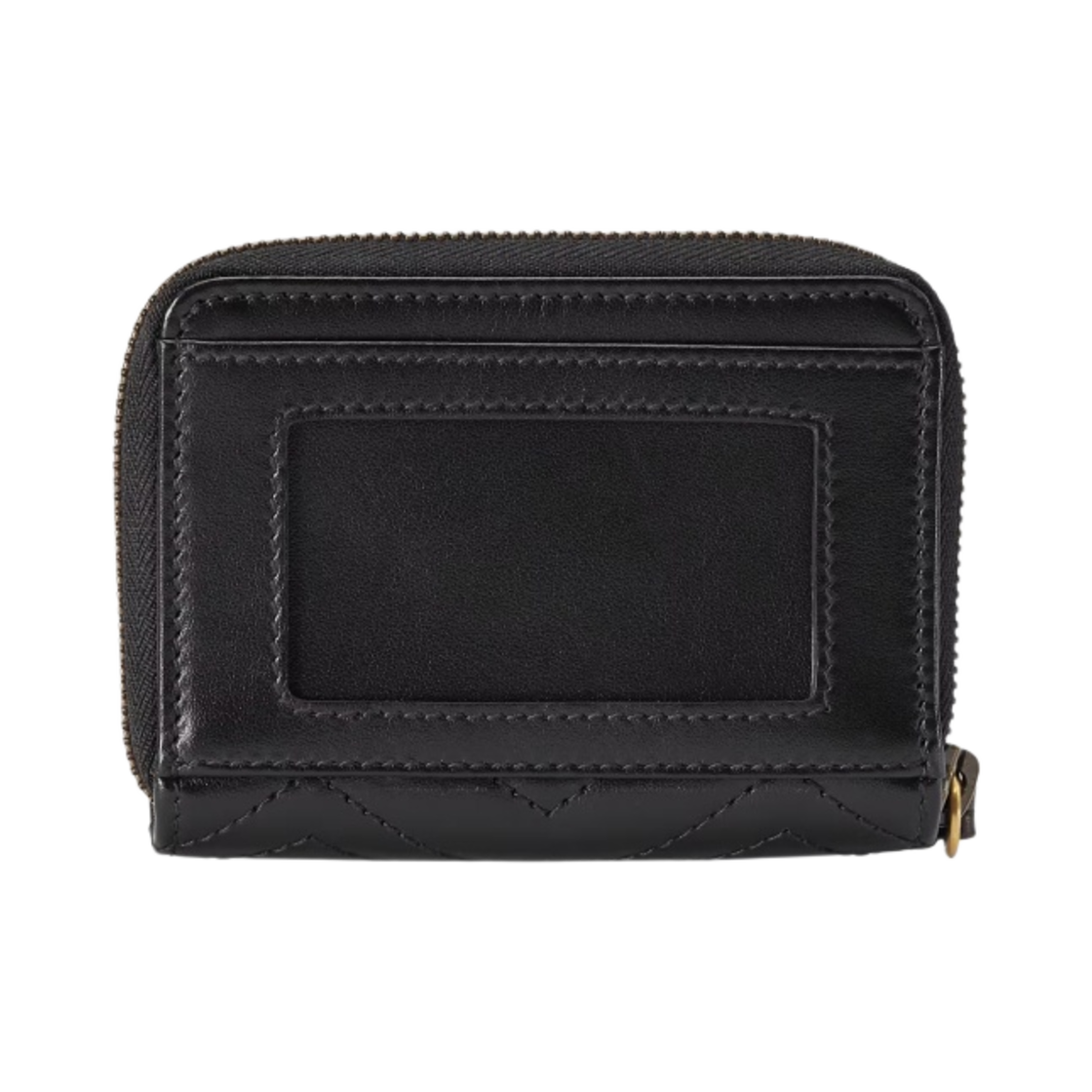 구찌 GG 마몽 마틀라세 지퍼 카드 케이스 지갑 블랙(Gucci GG Marmont Matelasse Zip Card Case Black) - 3