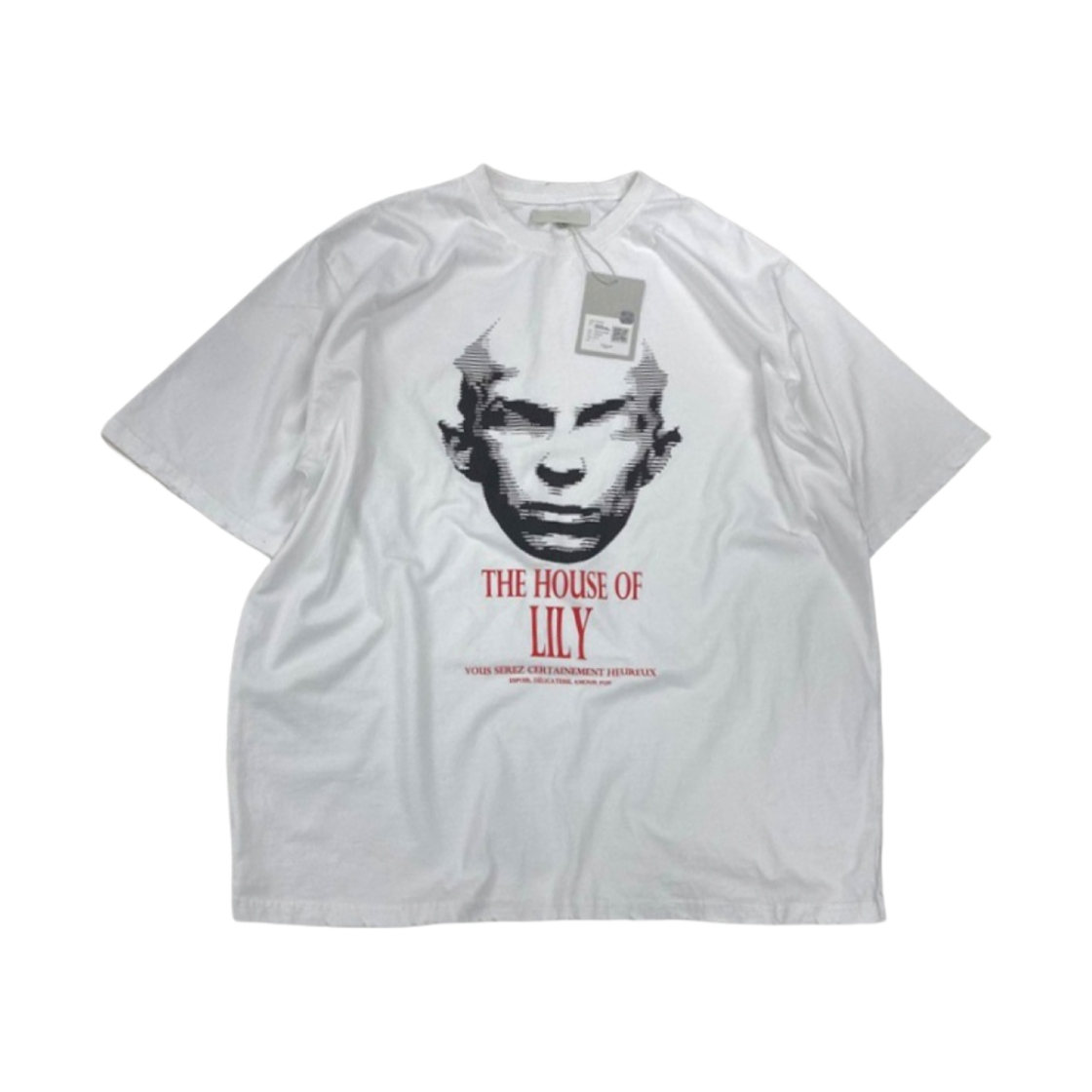 언더마이카 하우스 오브 릴리 그래픽 티셔츠 화이트 - 23SS(Undermycar House of Lily Graphic T-Shirt White - 23SS)
