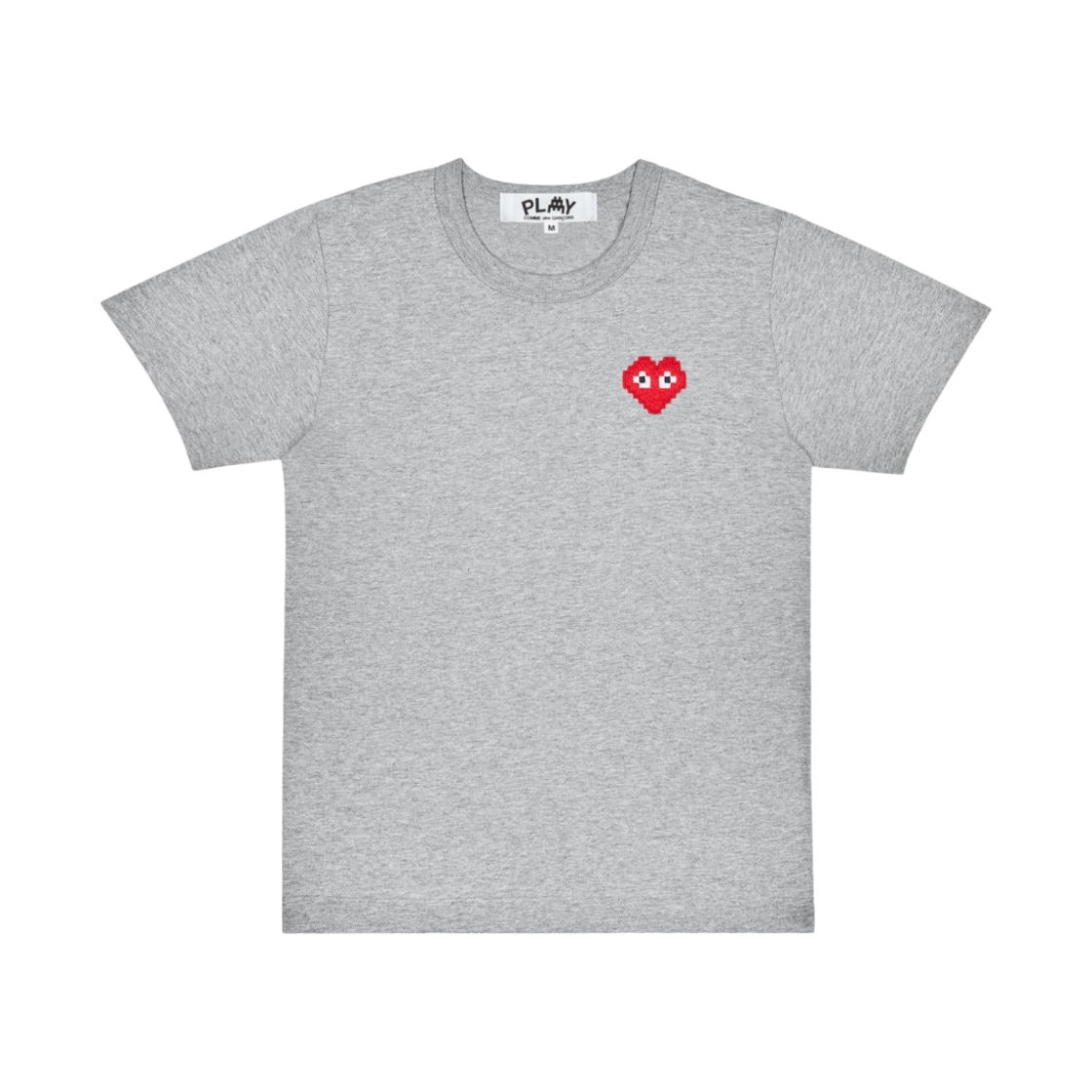 플레이 꼼데가르송 x 인베이더 티셔츠 탑 그레이(Play Comme des Garcons x Invader T-Shirt Top Grey) - 1